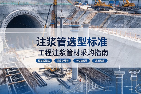 沈河注浆管选型标准
