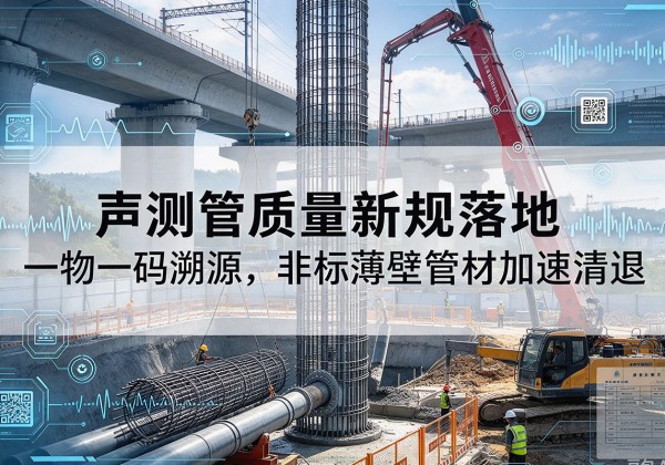 沈河声测管质量新规落地，一物一码溯源，非标薄壁管材加速清退